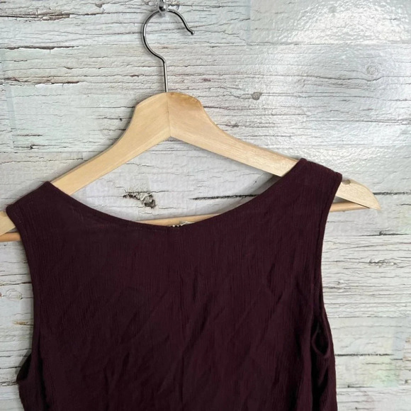 Kleen red purple blouse tank  top size small - Picture 7 of 9